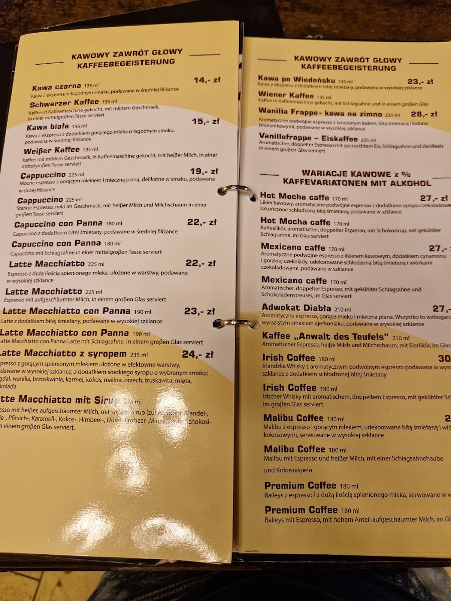 Menu Bohema Caffe Polanica-Zdrój-7