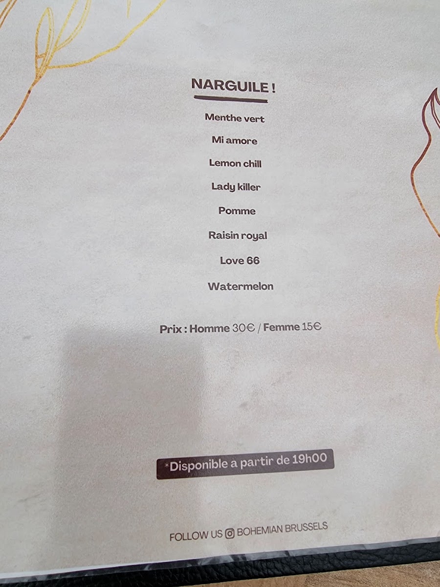 Menu Bohemian-2