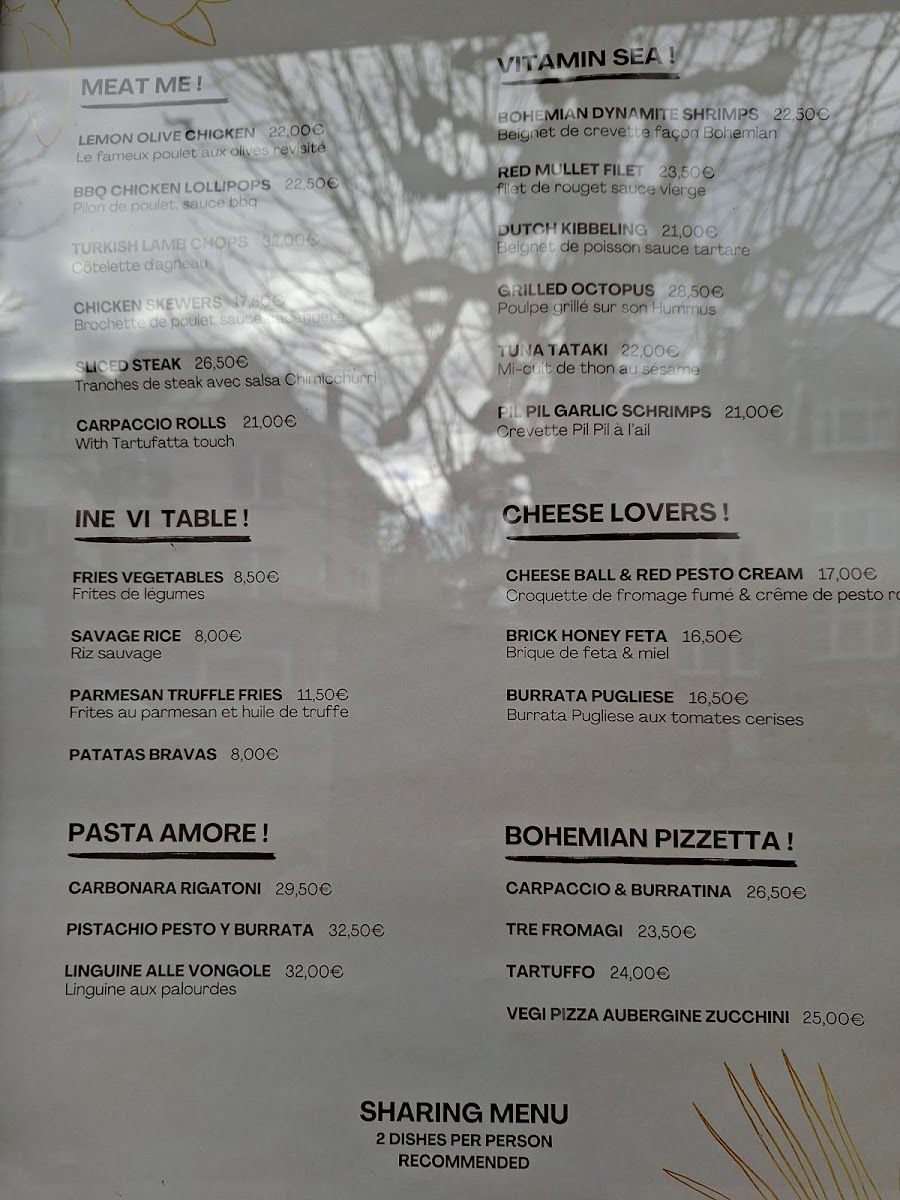 Menu Bohemian-3