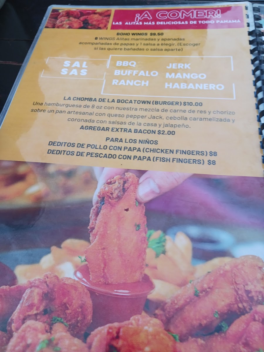Menu Boho Food Town-1
