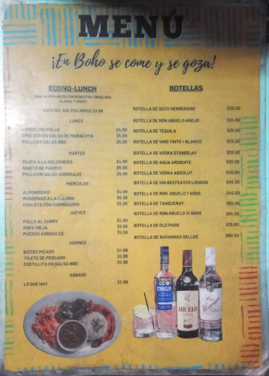 Menu Boho Food Town-3
