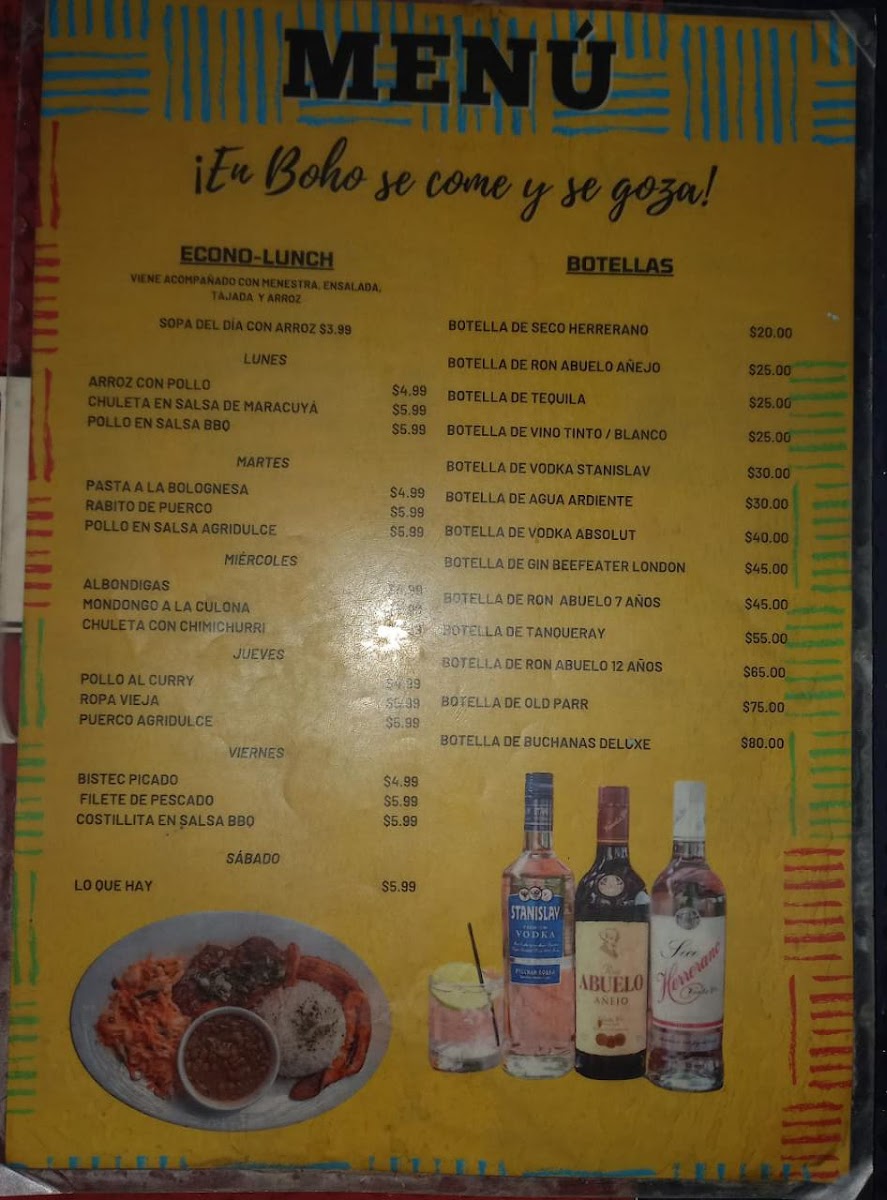 Menu Boho Food Town-4