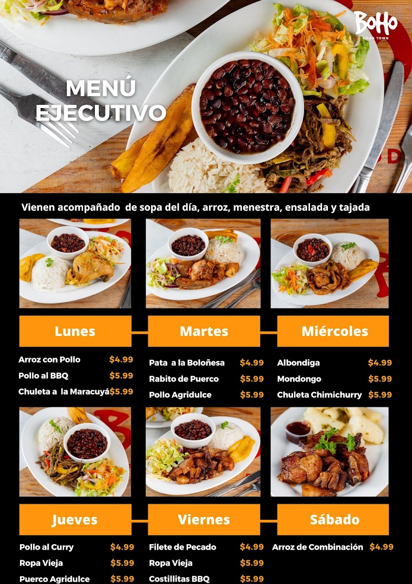 Menu Boho Food Town-6