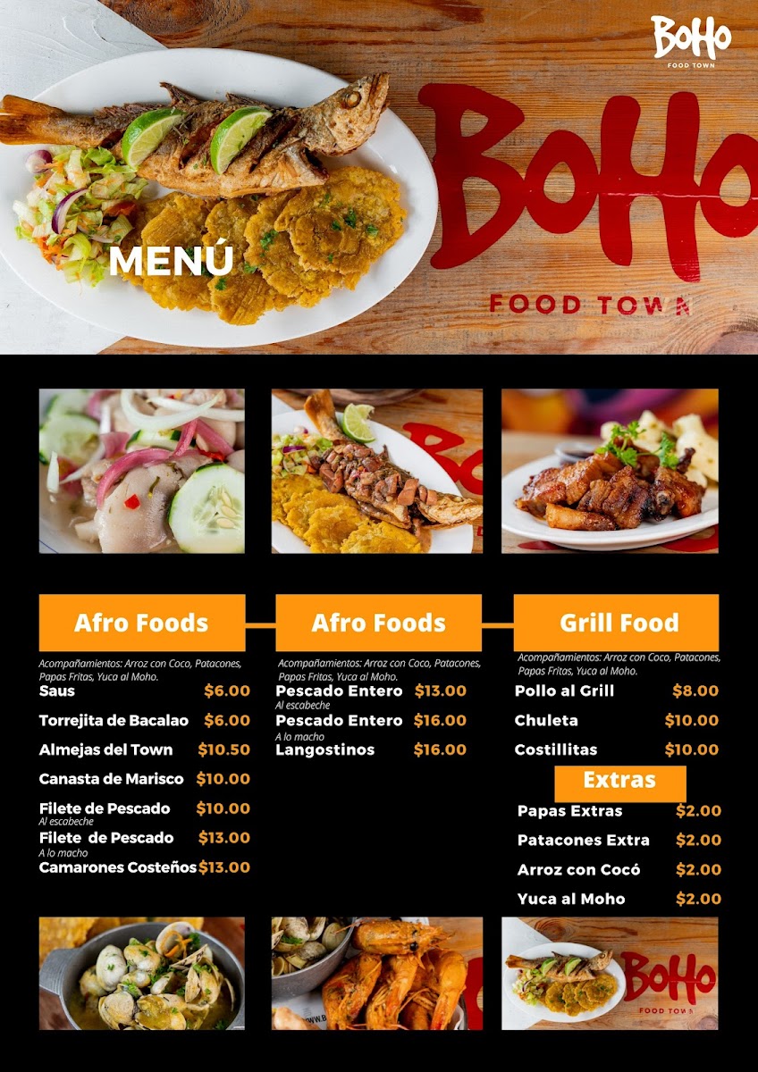Menu Boho Food Town-8