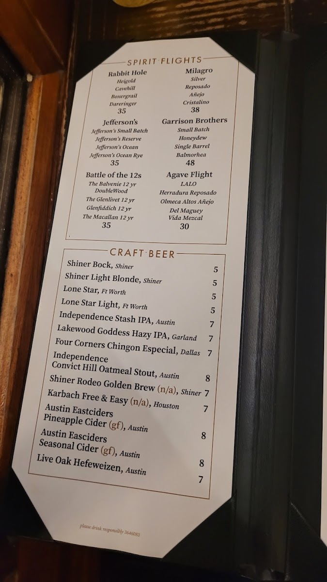 Menu Boiler House At Pearl-10