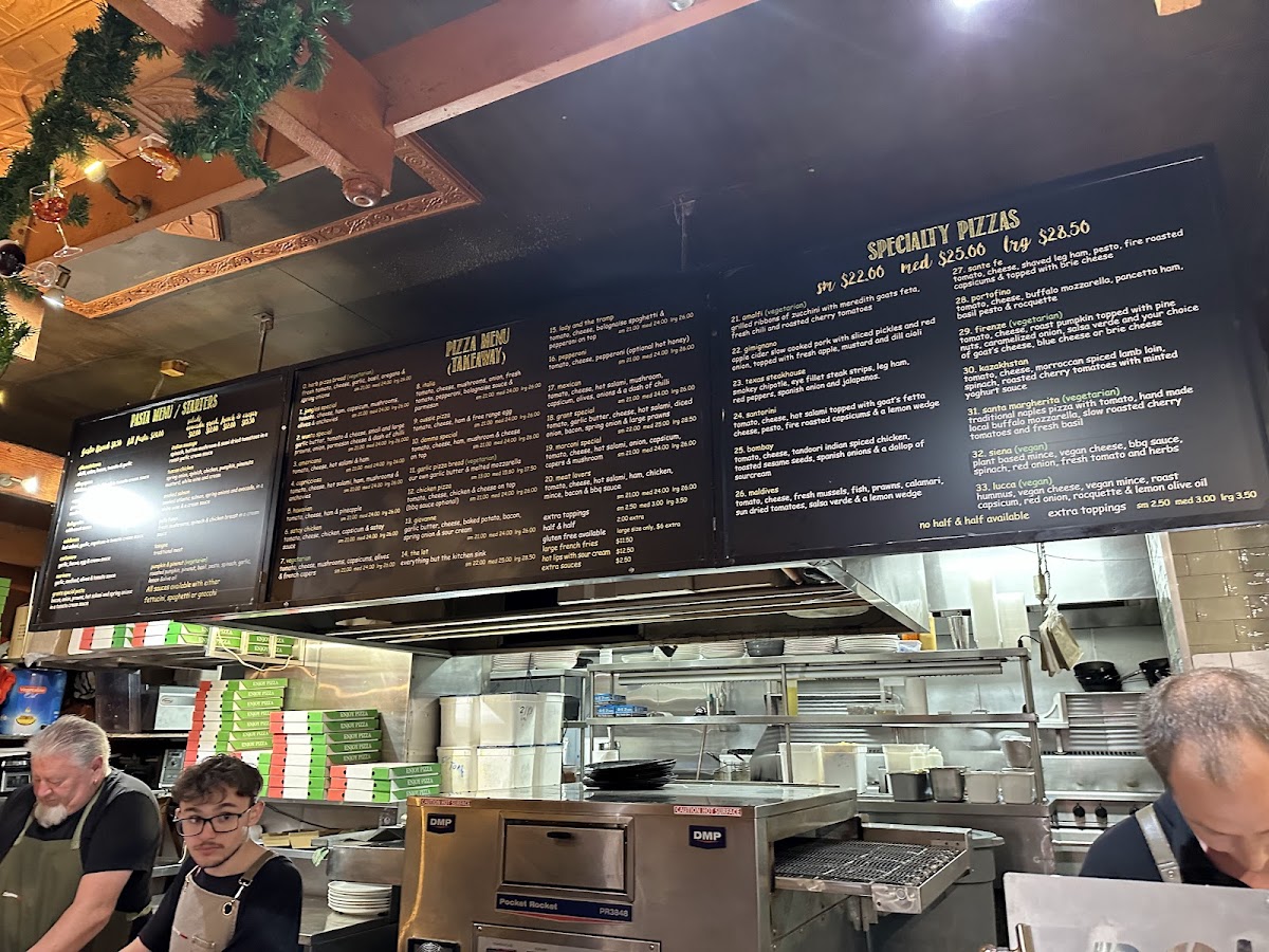 Menu Bojangles Pizza Restaurant-1