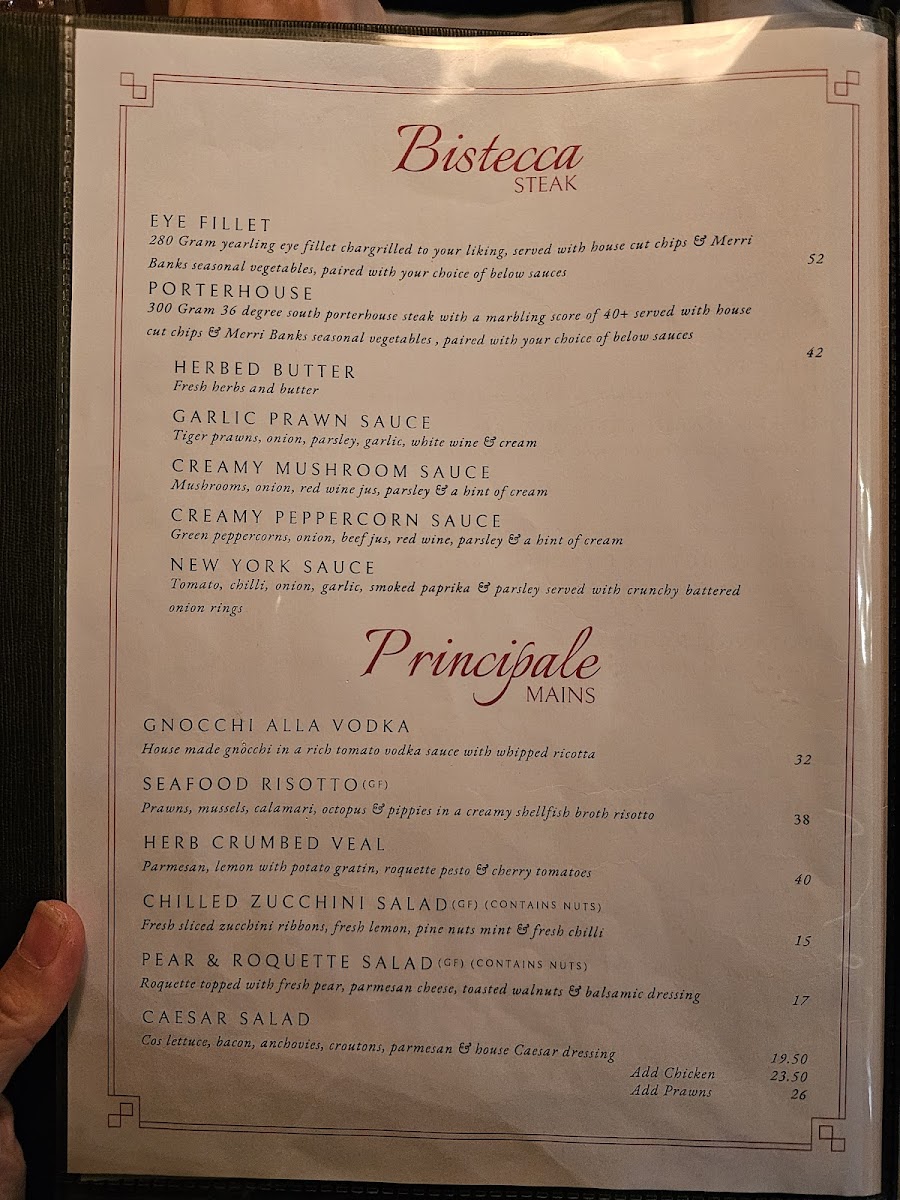 Menu Bojangles Pizza Restaurant-2