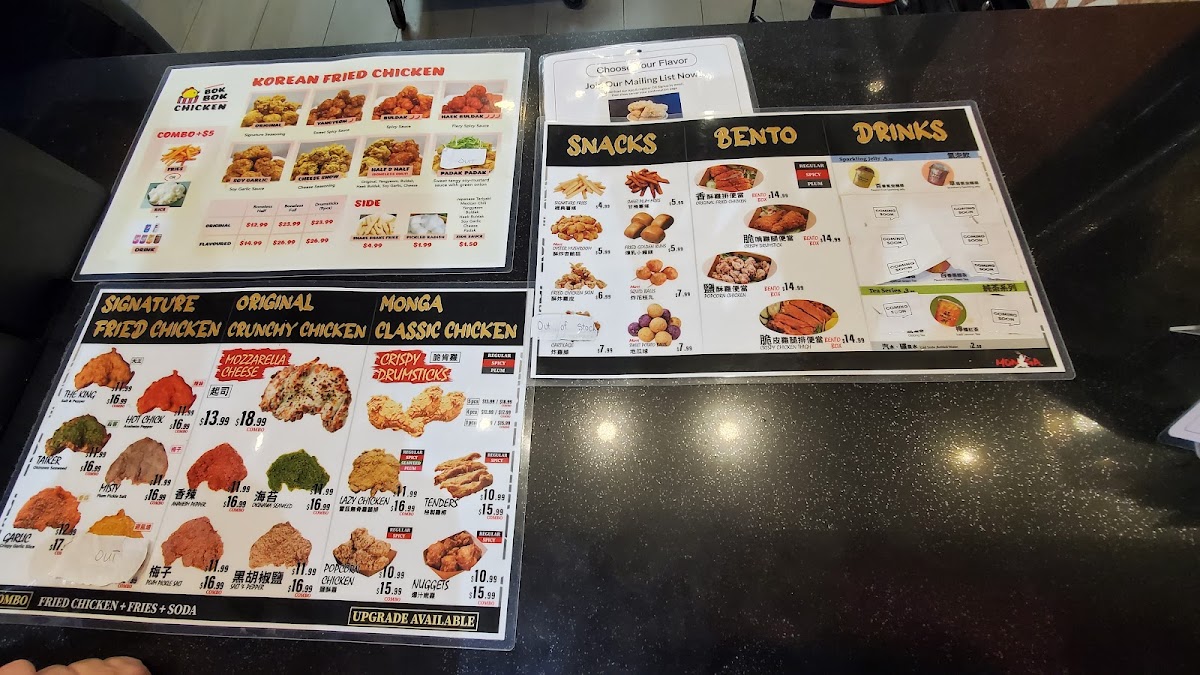 Menu Bok Bok Chicken X Monga Fried Chicken-10
