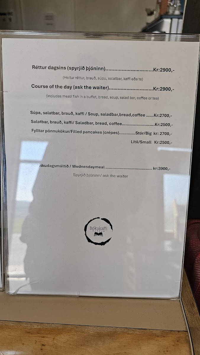Menu Bókakaffi Hlöðum-1