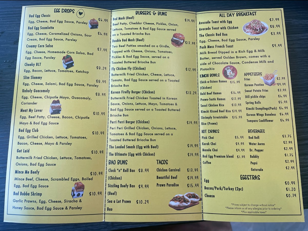 Menu Bold Bites Co. - Toronto-4