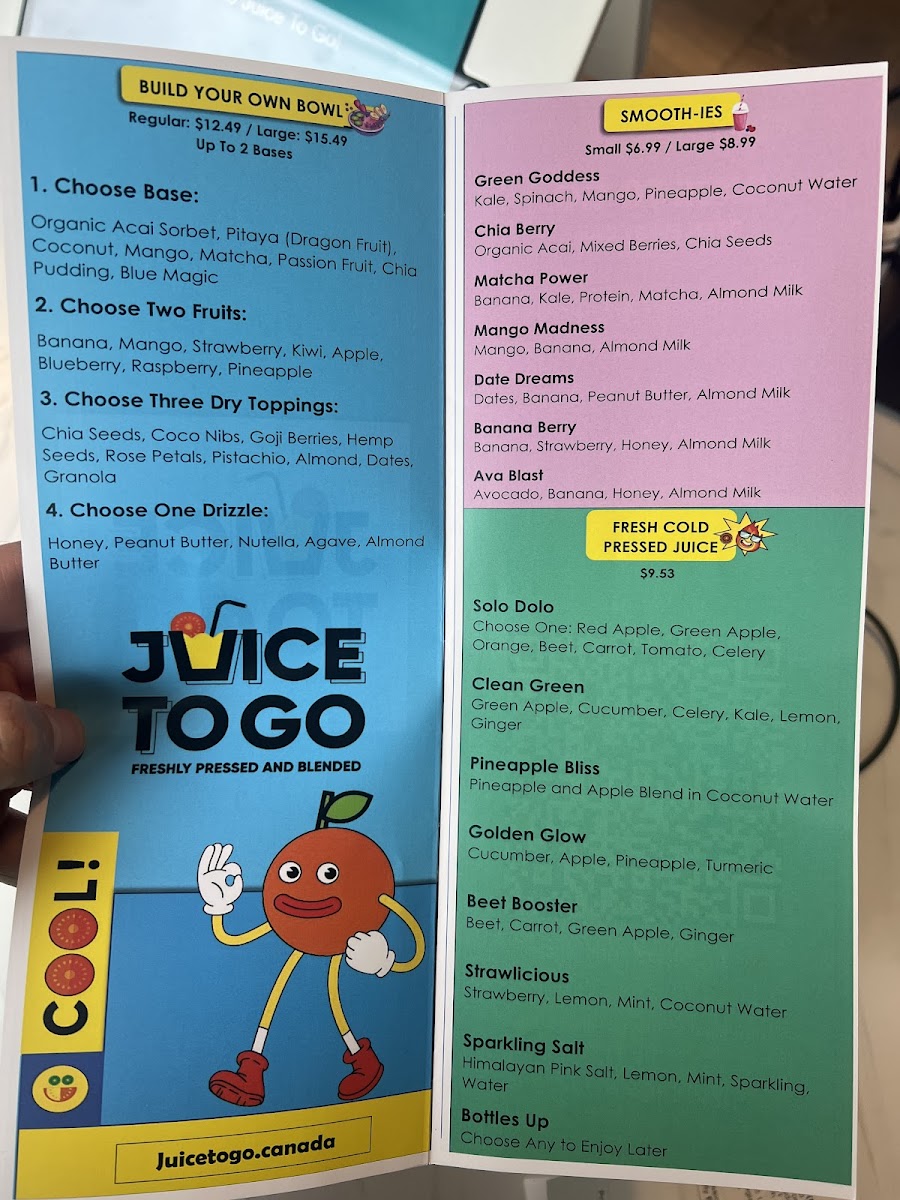 Menu Bold Bites Co. - Toronto-8