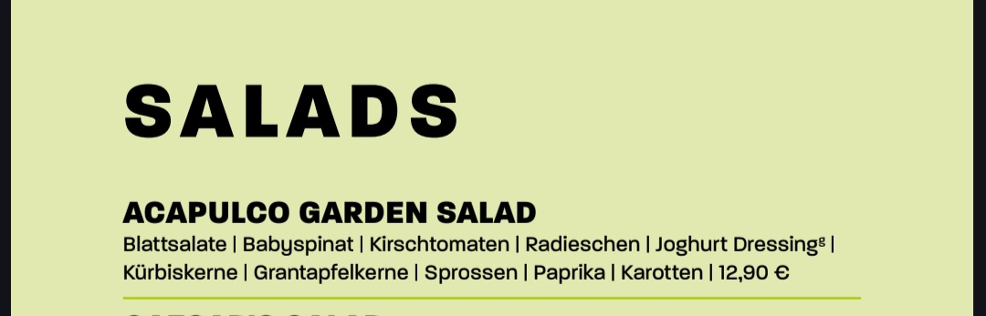 Menu Bolero Gießen-1
