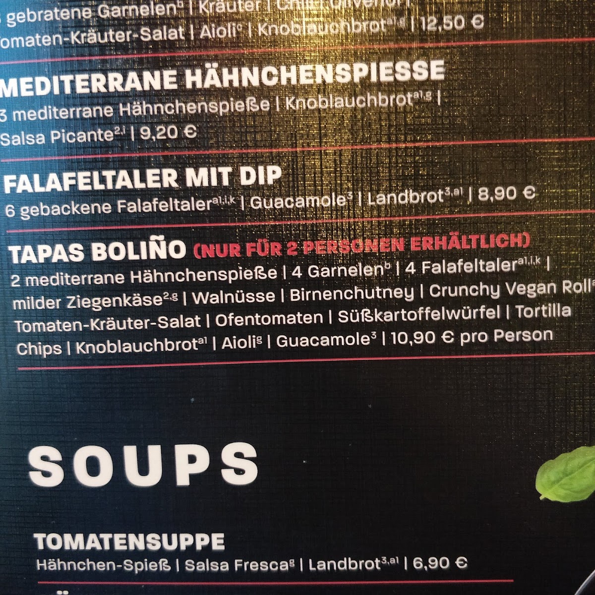 Menu Bolero Gießen-4