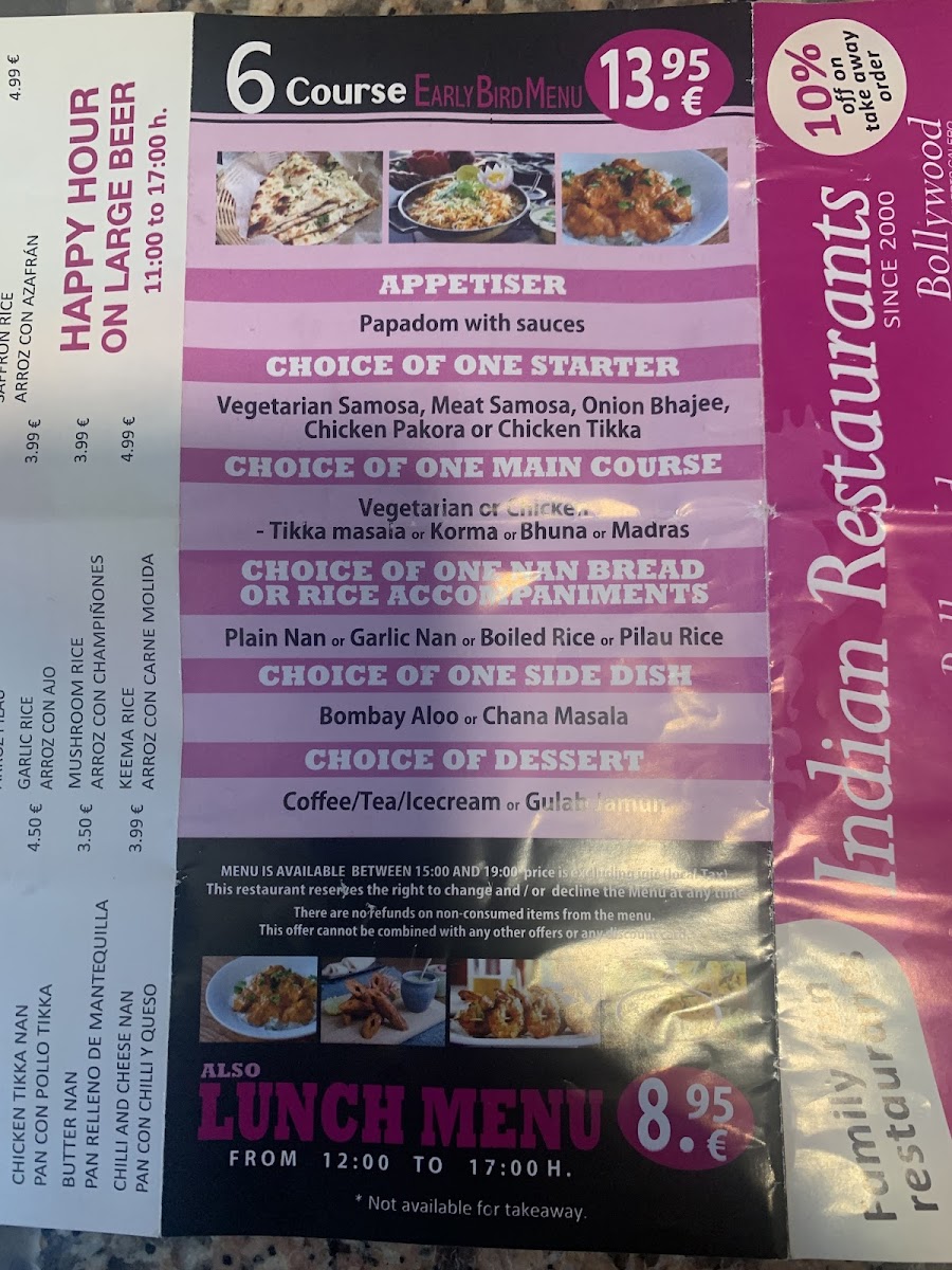 Menu Bollywood-8