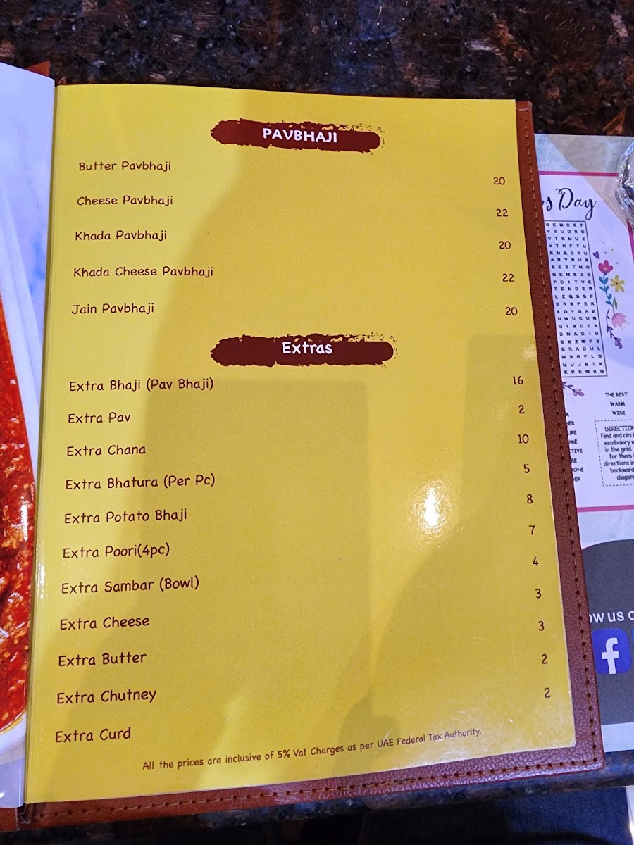 Menu Bombay Basera-4