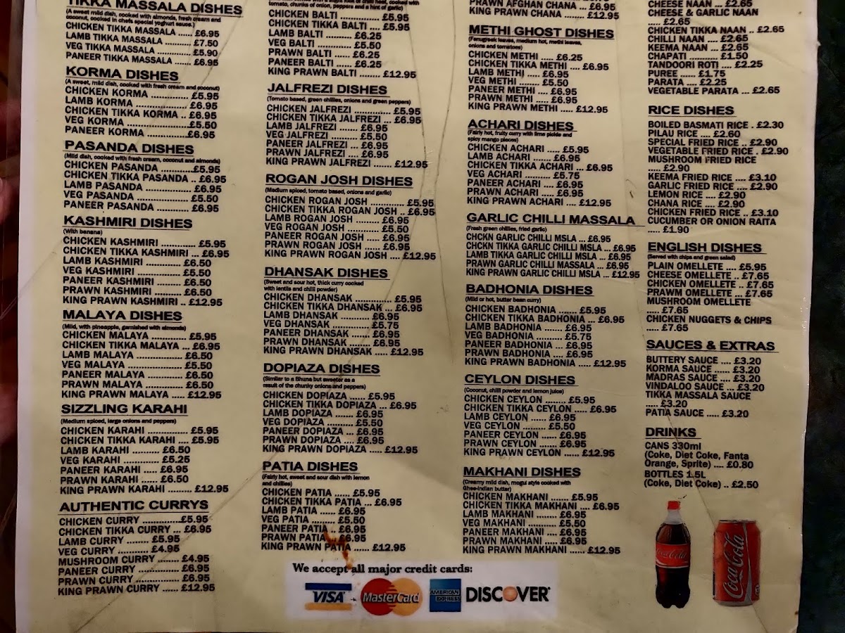Menu Bombay Boulevard-1