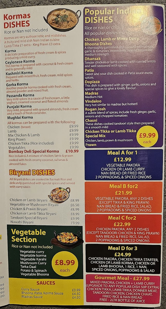 Menu Bombay Deli-3