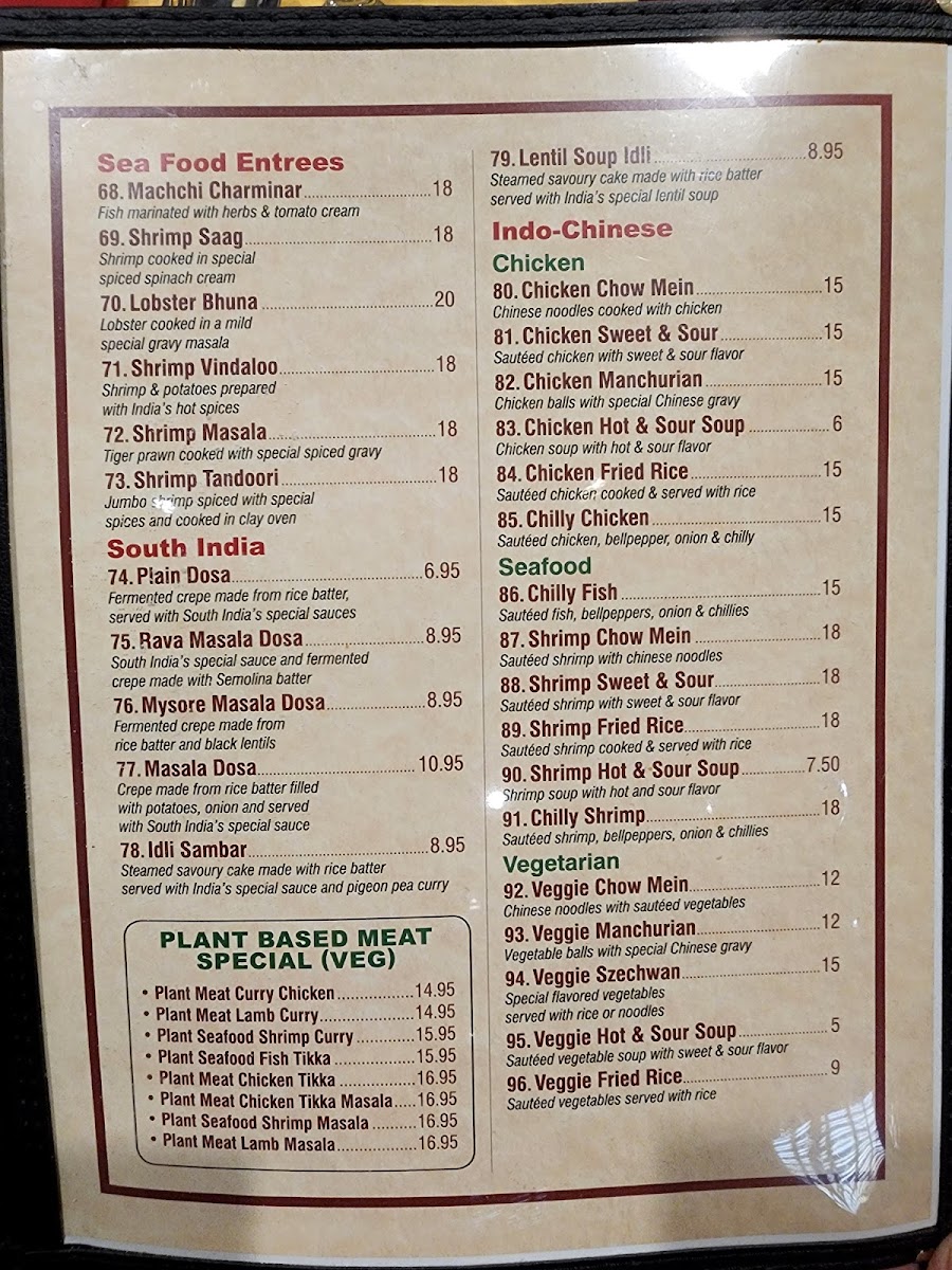 Menu Bombay Grill Bar And Banquet-2