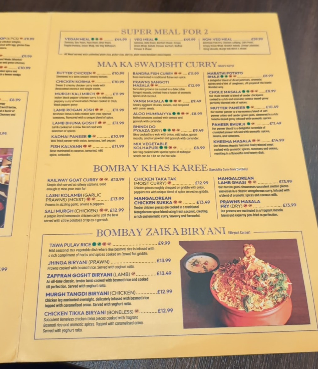 Menu Bombay Nnakka - Best Indian Restaurant-10