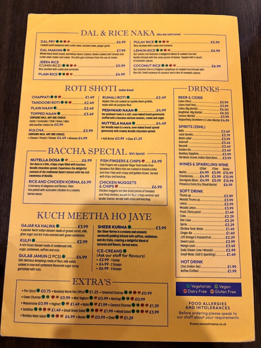Menu Bombay Nnakka - Best Indian Restaurant-3