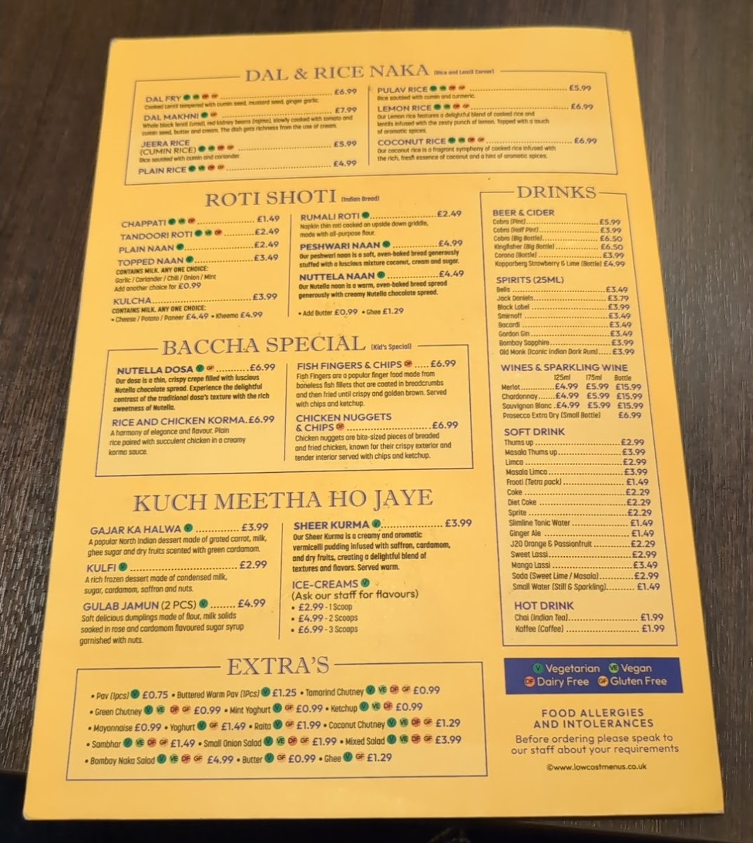Menu Bombay Nnakka - Best Indian Restaurant-4