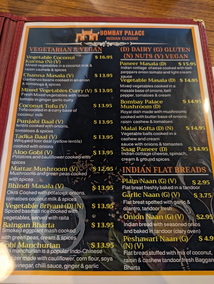 Menu Bombay Palace-10