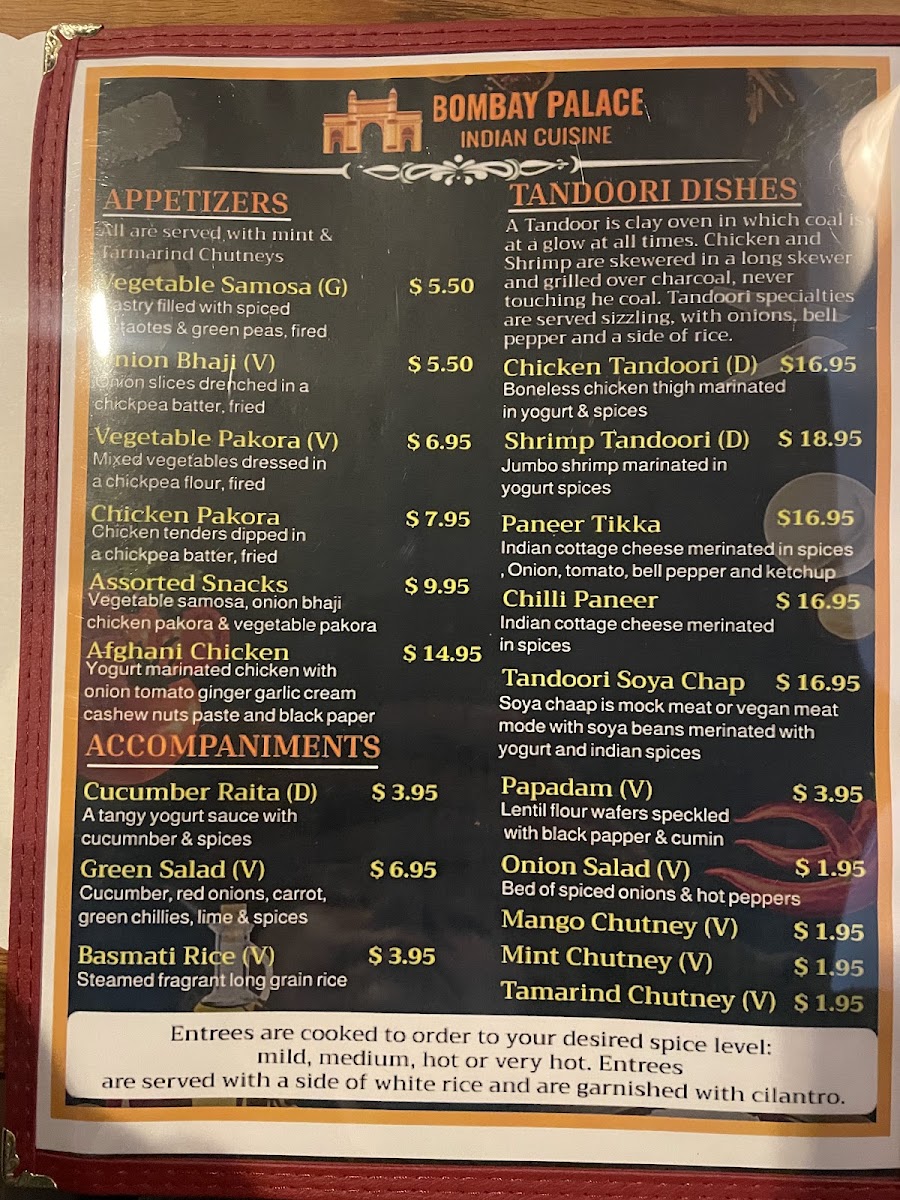 Menu Bombay Palace-2