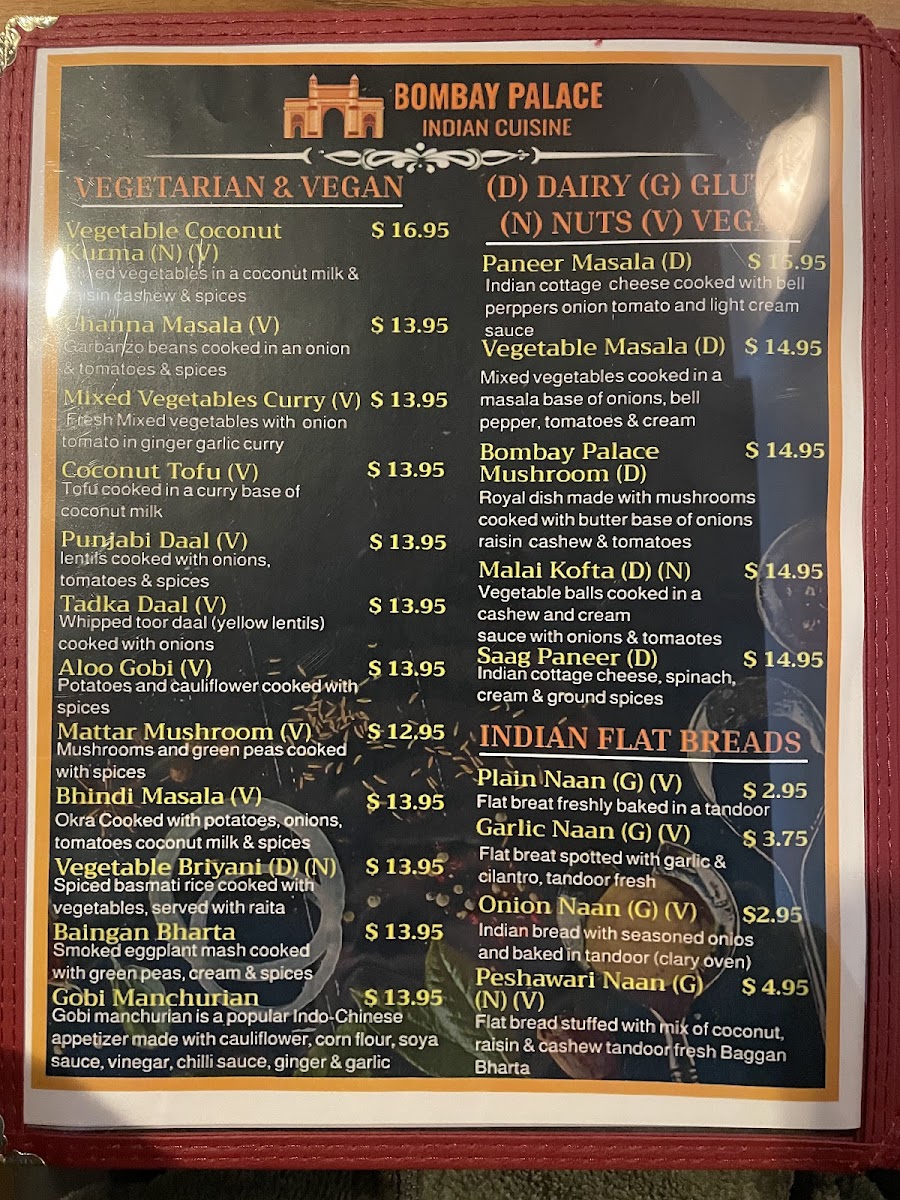 Menu Bombay Palace-3