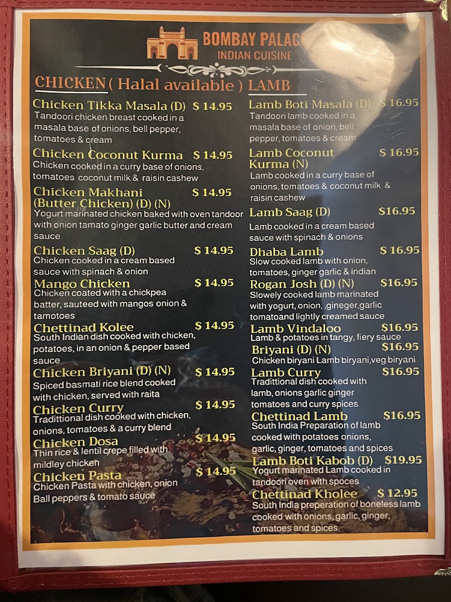 Menu Bombay Palace-4