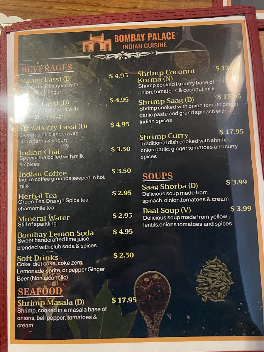 Menu Bombay Palace-5