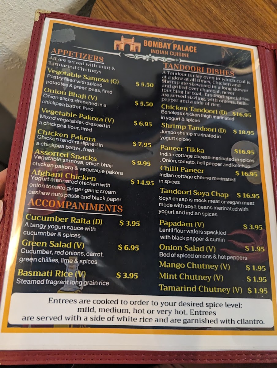 Menu Bombay Palace-7