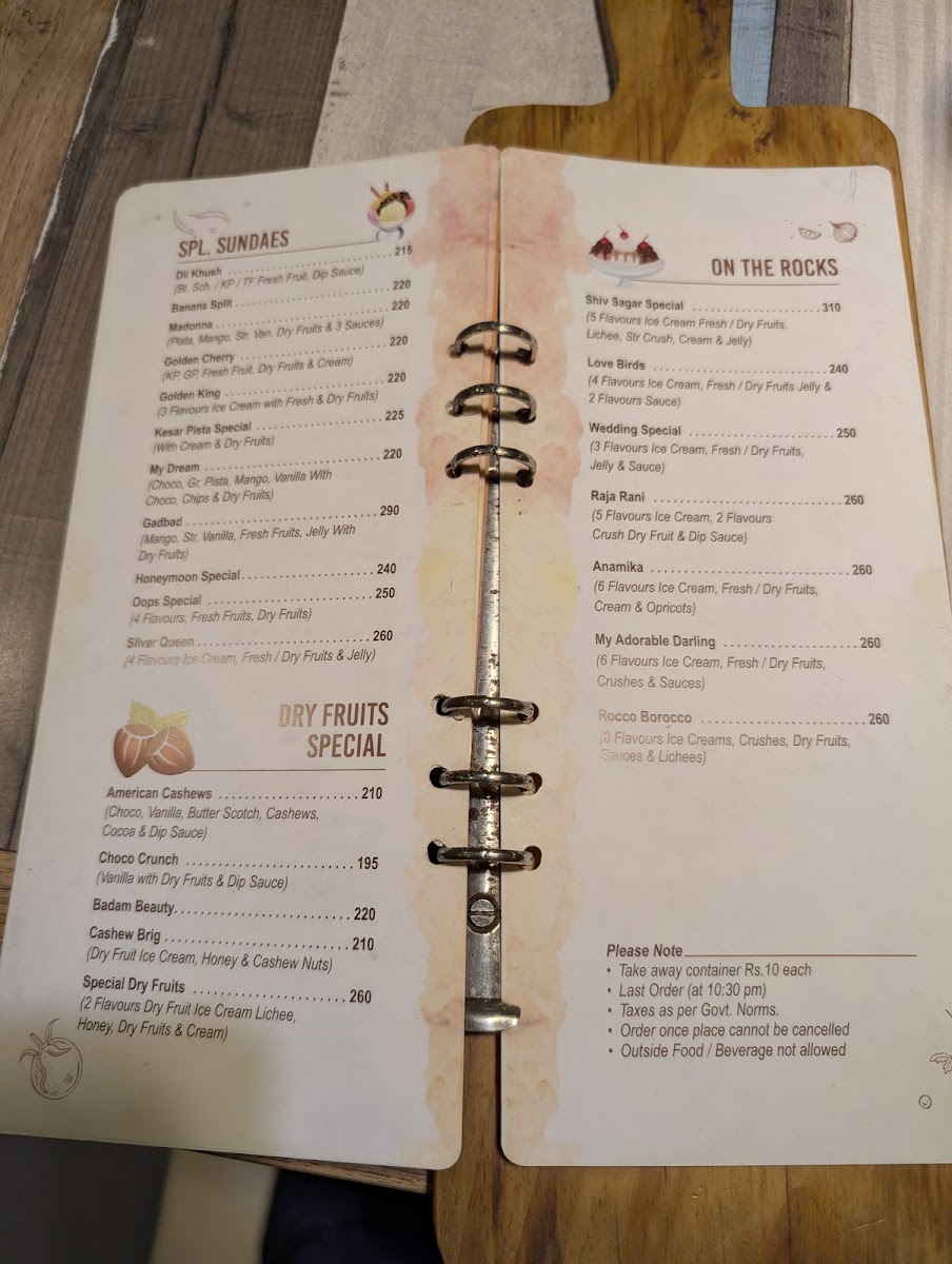 Menu Bombay Shiv Sagar-7