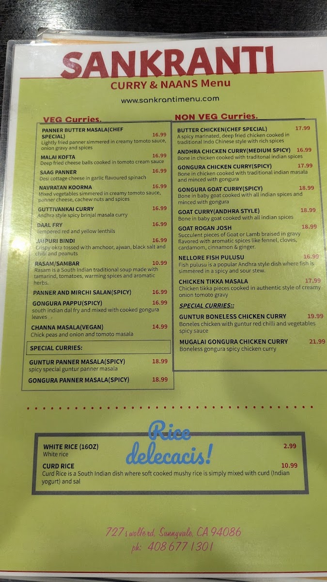 Menu Bombay To Goa-8