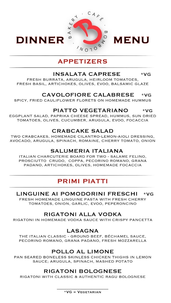 Menu Bomboloni Bakery Café Ristorante-1