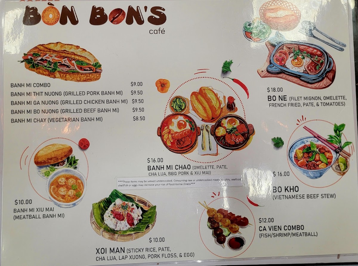 Menu Bon Bon’S Cakery & Cafe-1