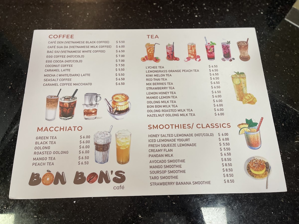 Menu Bon Bon’S Cakery & Cafe-10