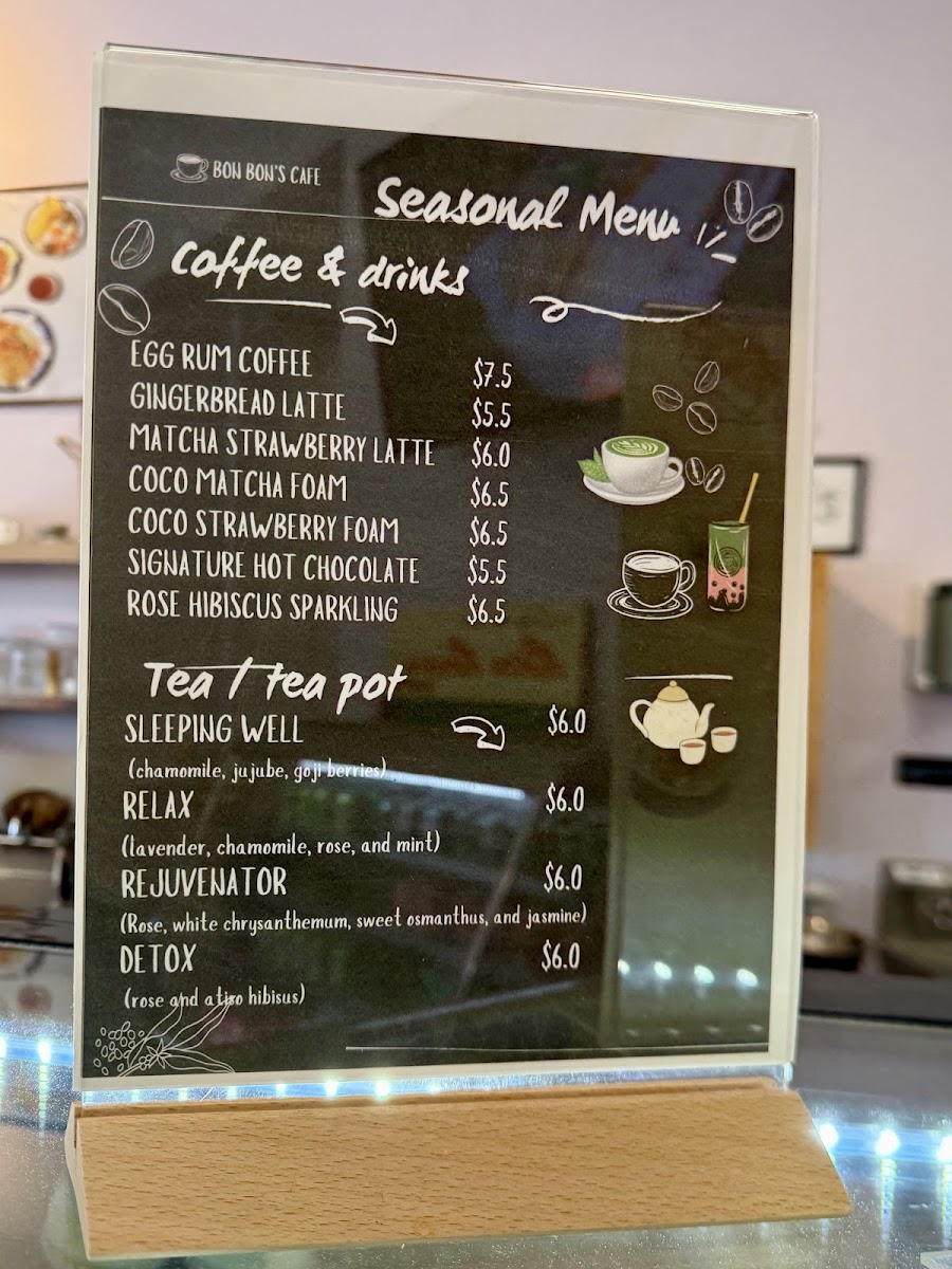 Menu Bon Bon’S Cakery & Cafe-4