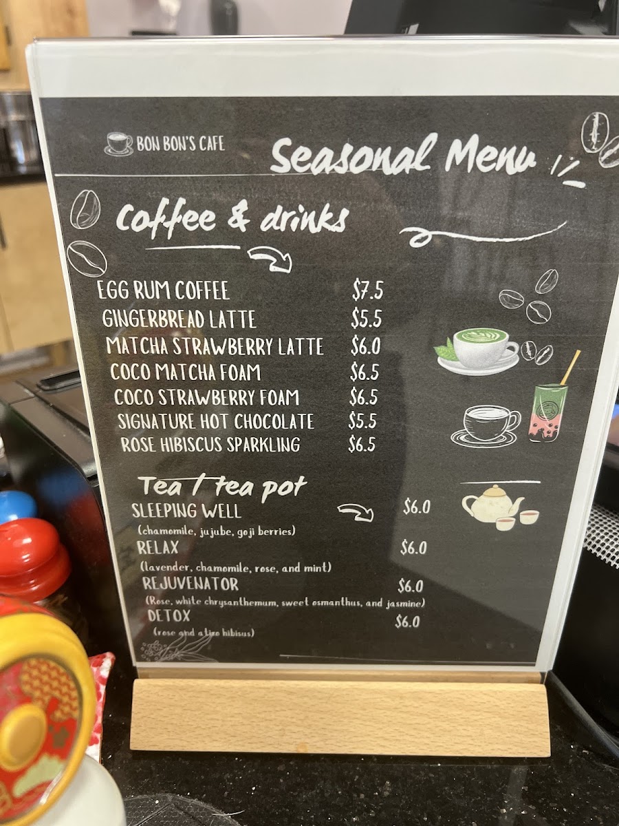 Menu Bon Bon’S Cakery & Cafe-6