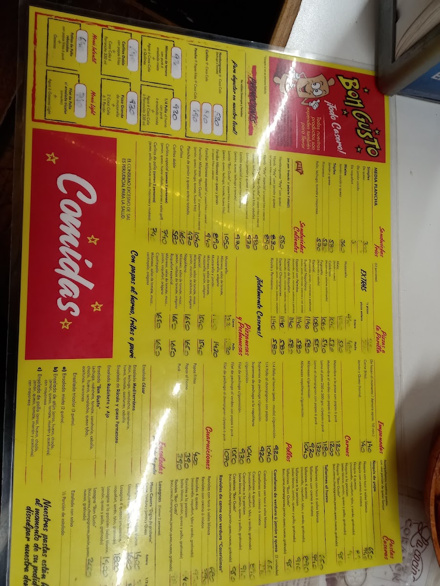 Menu Bon Gusto.-1