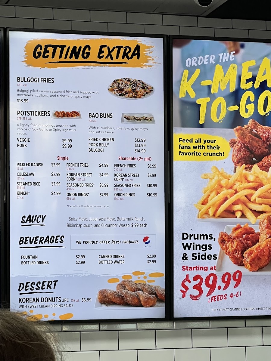 Menu Bonchon Bayonne - Lefante Way-3