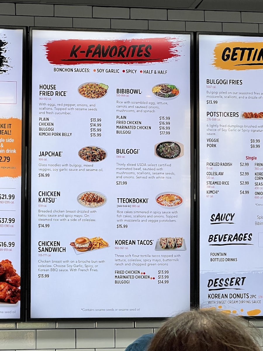 Menu Bonchon Bayonne - Lefante Way-4