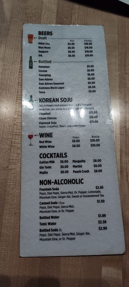 Menu Bonchon - Fairfax-8