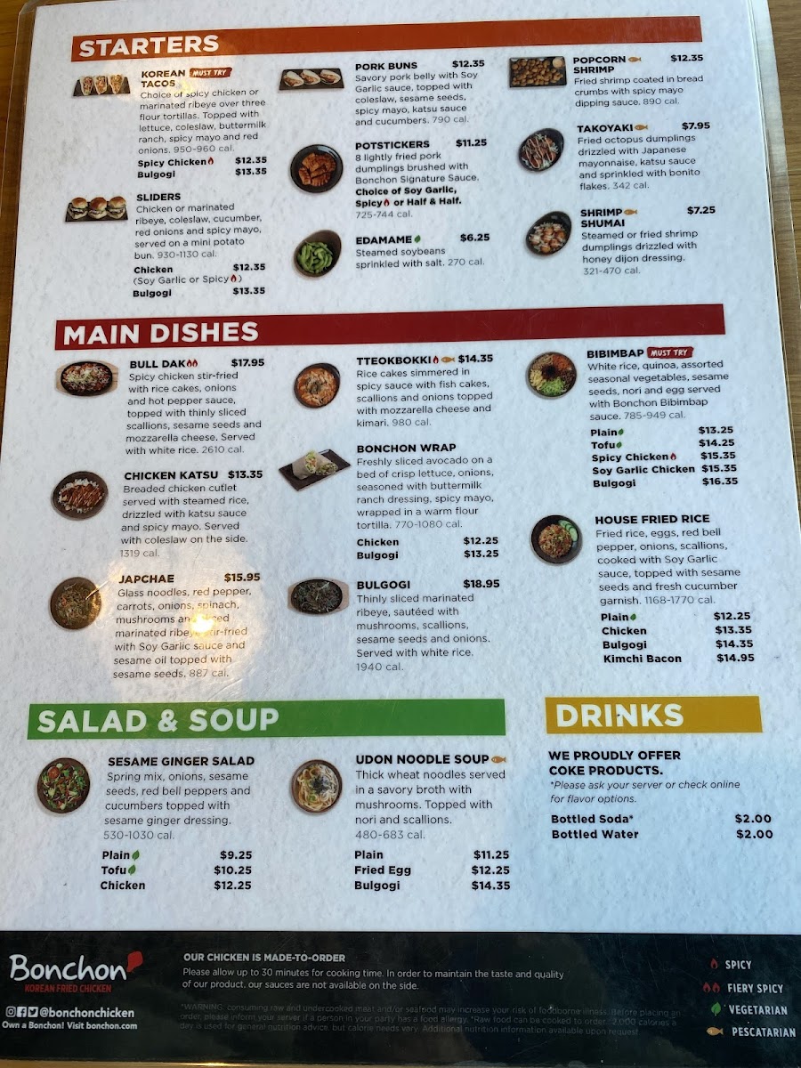 Menu Bonchon Santa Teresa-1