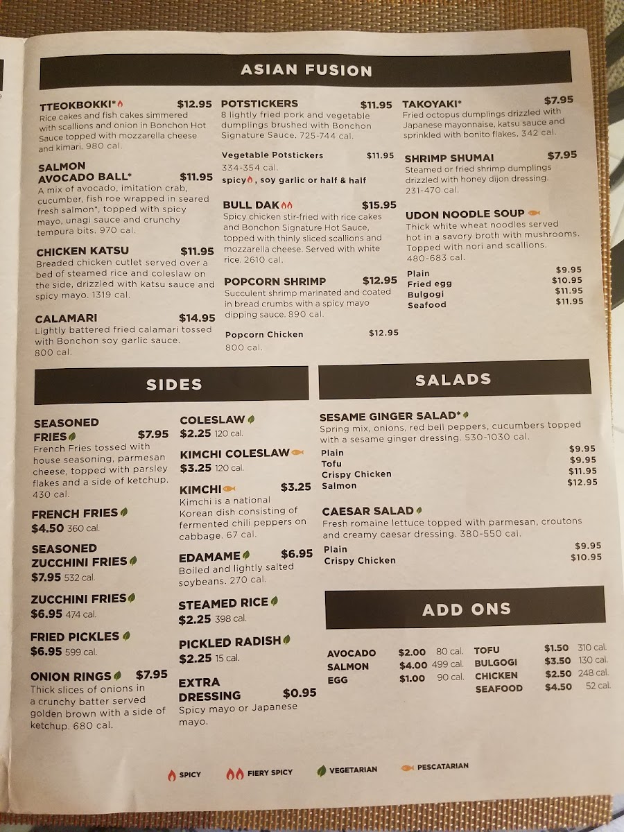 Menu Bonchon Santa Teresa-3