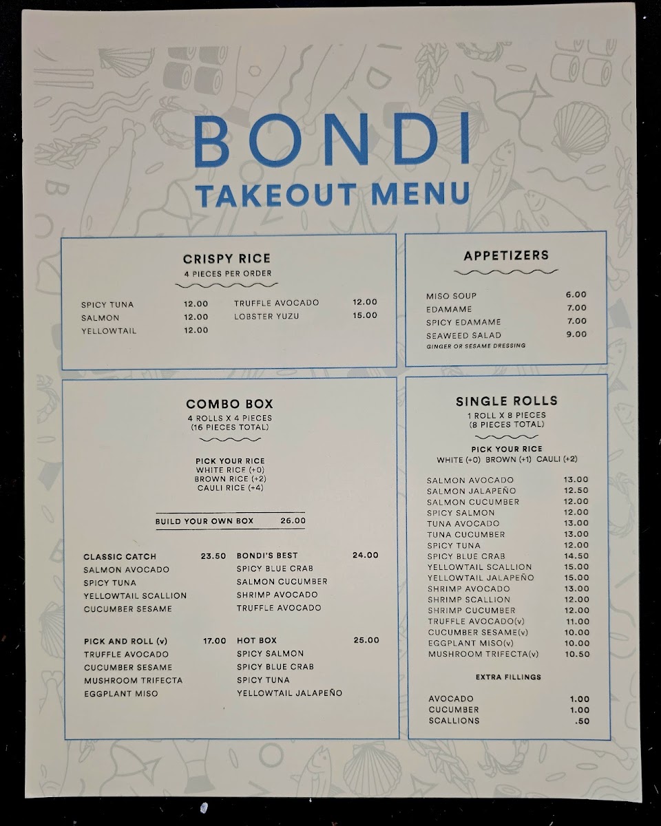 Menu Bondi Sushi-1