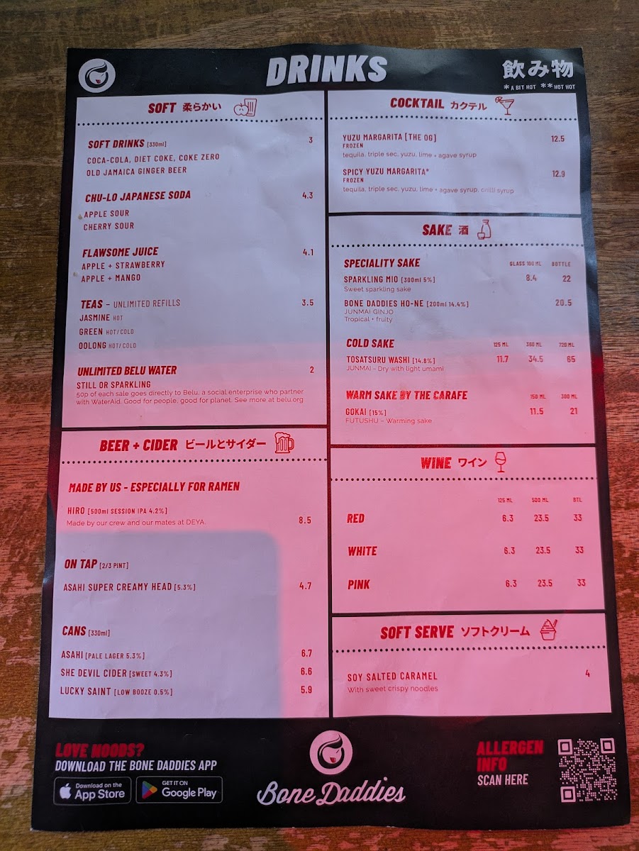 Menu Bone Daddies Soho-4