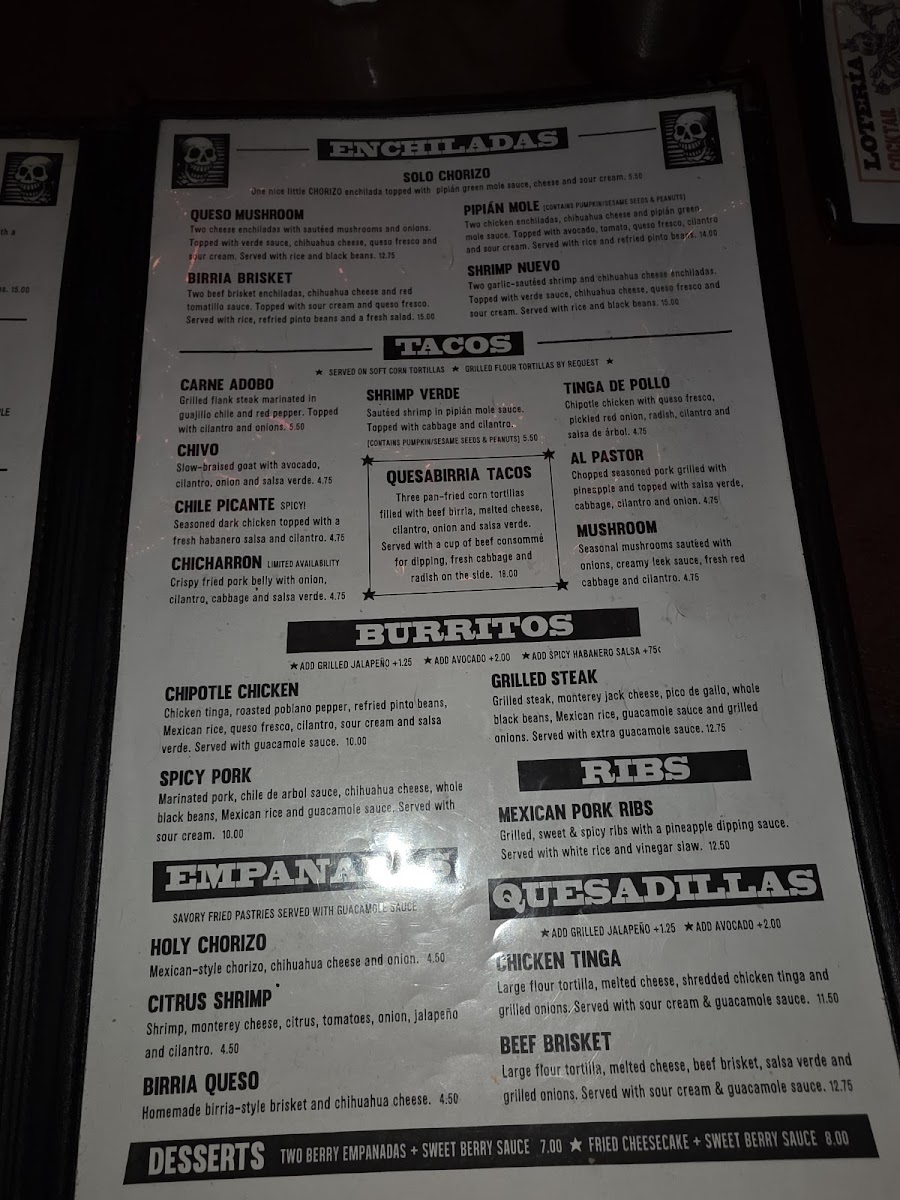 Menu Bone Garden Cantina-10