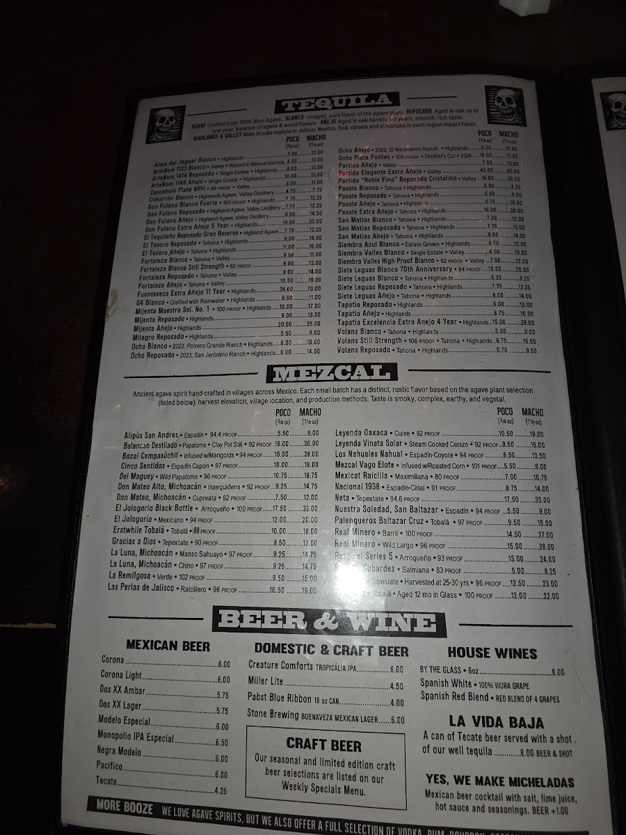 Menu Bone Garden Cantina-5