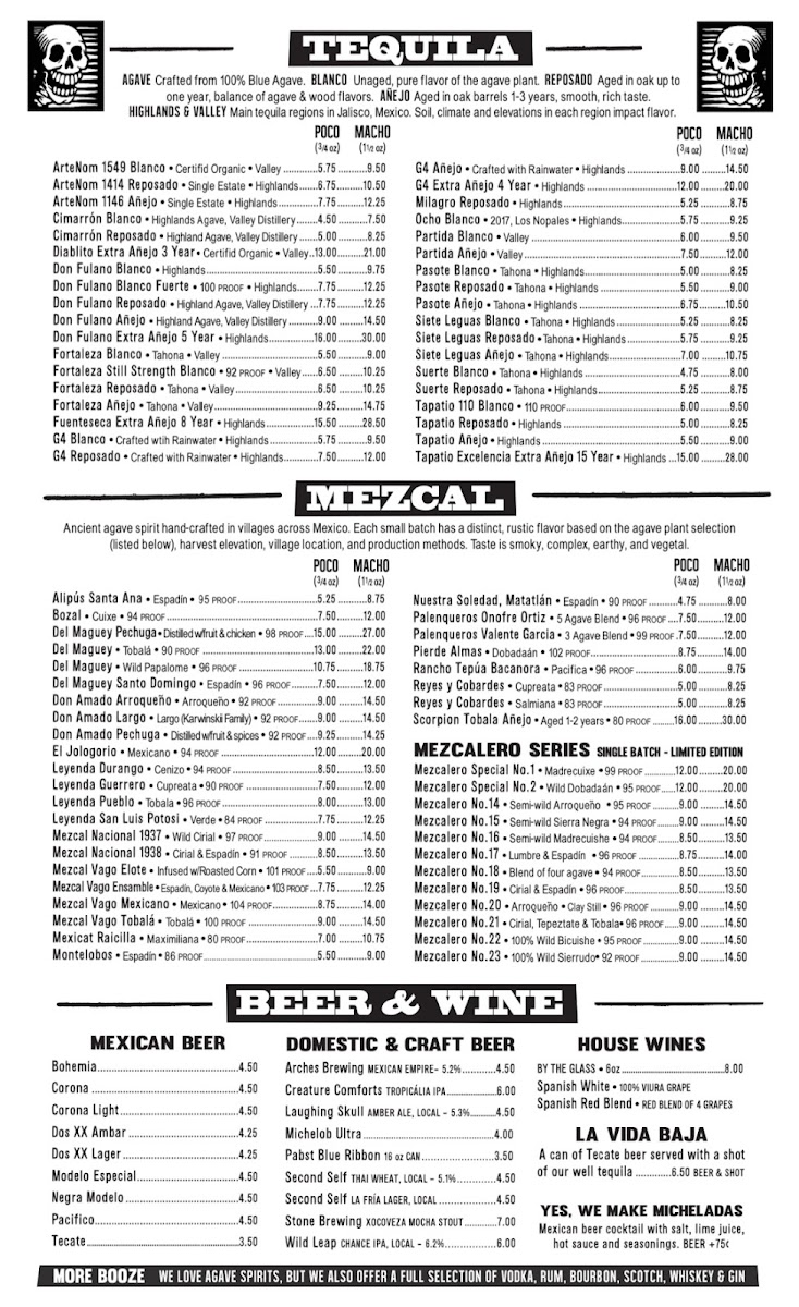 Menu Bone Garden Cantina-6