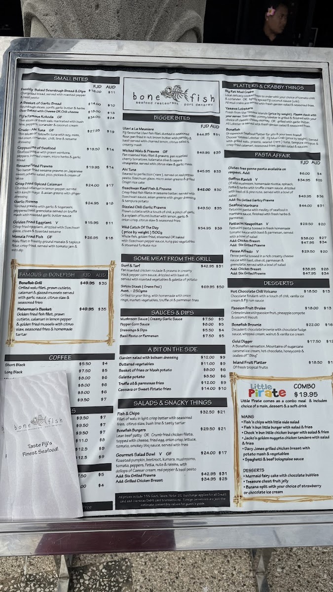 Menu Bonefish Seafood Restaurant-4